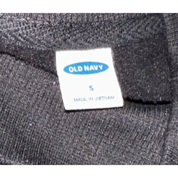 Women's Old Navy Loose Crop Black Animal Print Cotton Polyester Blend Size S - Picture 12 of 16